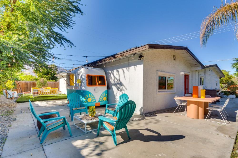 2 Mi to Dtwn Vintage-Inspired Gem in Palm Springs